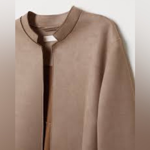 Elegant Imitation Suede Lightweight Coat H&M NWT’s - Picture 3 of 9